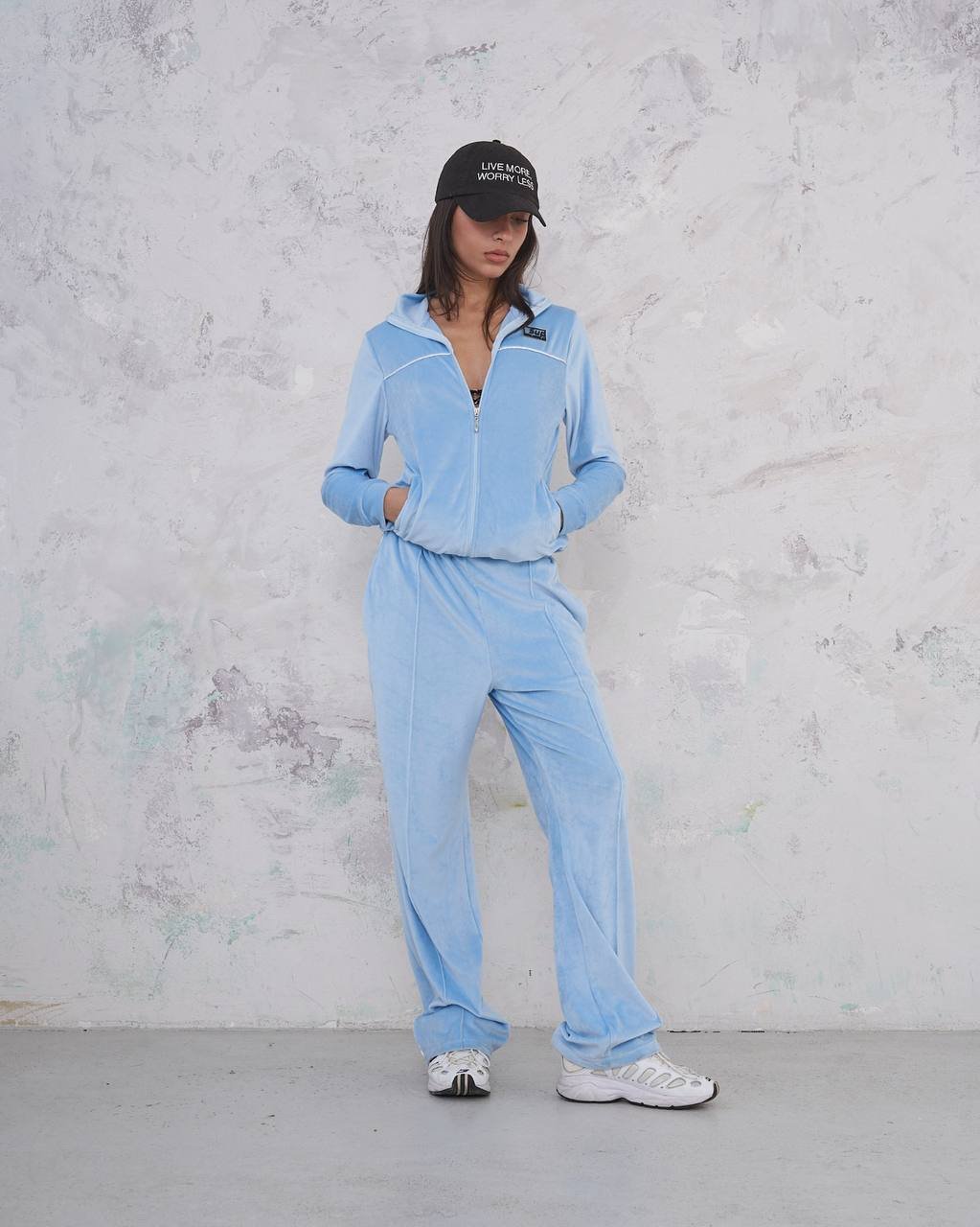 blue velvet pajama