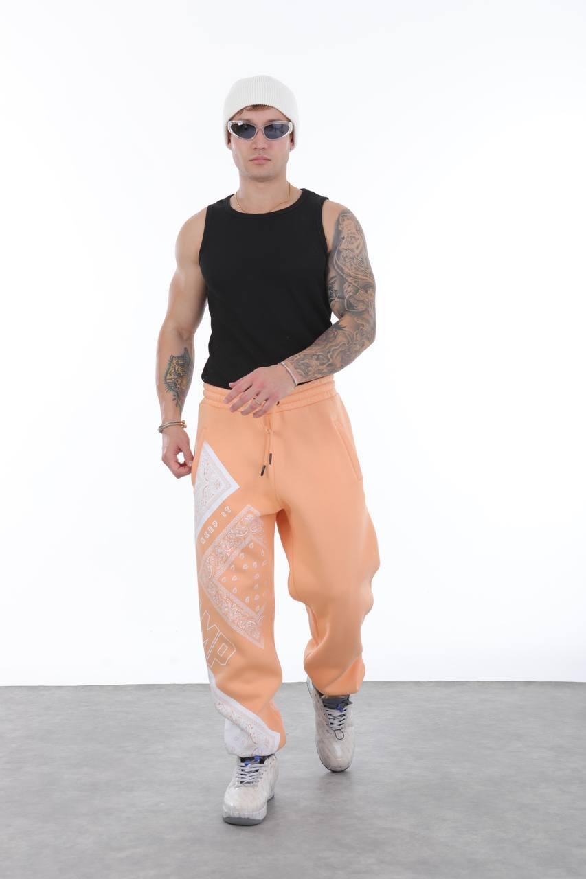 Orange sweatpants